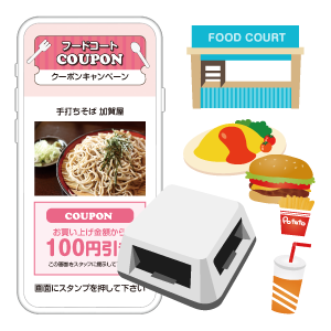 【電子スタンプ式】店舗別クーポン提供システム